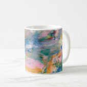 Kleurrijke Mok esthetische Blue Wave Tea Coffee Cu (Voorkant rechts)