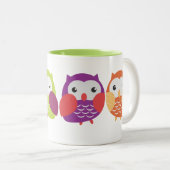 Kleurrijke Mok van Owl (Voorkant rechts)