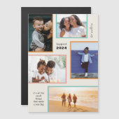 Kleurrijke Momenten Vakantiefoto Magnetische Kaart (Voorkant / Achterkant)