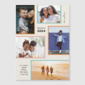 Kleurrijke Momenten Vakantiefoto Magnetische Kaart (Voorkant)