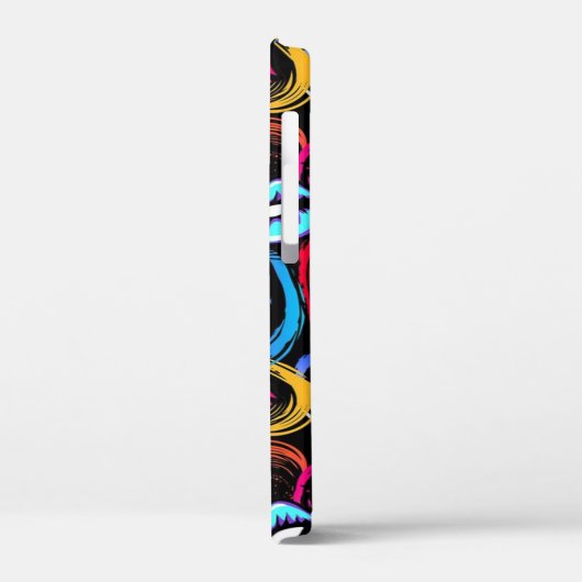 kleurrijke mond en hart Case-Mate iPhone case (Achterkant / Links)