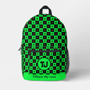 Kleurrijke Monogrammed Back to School Meisjes Rugz Bedrukte Rugzak