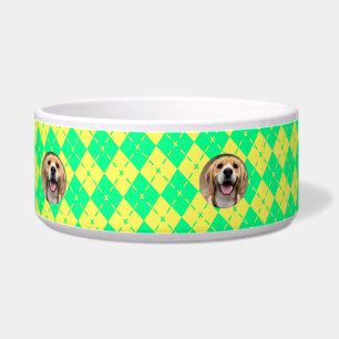 Kleurrijke Monogrammed Huisdier Accessoire Hond Ma Voerbakje