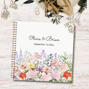 Kleurrijke Mooie Bloemen Bloemenkwekerij Gastboek Notitieboek