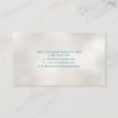 Kleurrijke Moon Tree of life Visitekaartje (Achterkant)