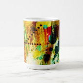 Kleurrijke morphing mok met abstract design (Midden)