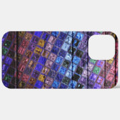 Kleurrijke Mosaic Pattern Kijk er uit Case-Mate iPhone Case (Achterkant (horizontaal))
