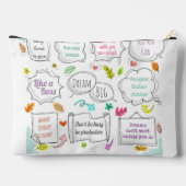 Kleurrijke Motivatie citaten Spreekdoelstellingen Etui (Achterkant)