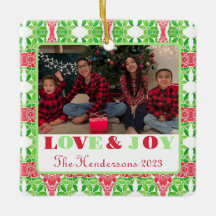 Kleurrijke Mozaïek Fotoboom Ornament