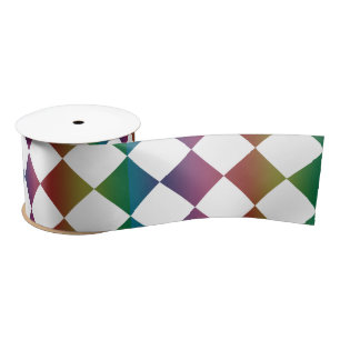 Kleurrijke Multicolor Diamond Harlequin Checker Lint