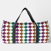 Kleurrijke Multicolor Diamond Harlequin Checker Plunjezak (Voorkant)