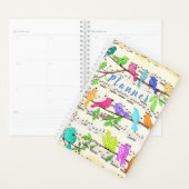 Kleurrijke Musical Birds Planner (Display)