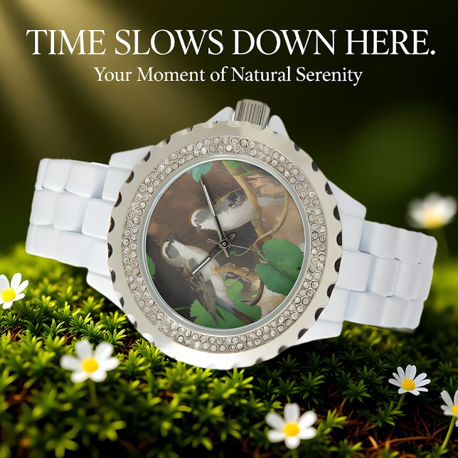 Kleurrijke mussen horloge (Creator heeft geüpload)