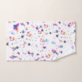 Kleurrijke muziek dansen bad handdoek (Handdoek)