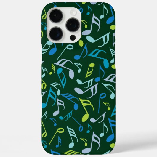 Kleurrijke Muzieknoten Case-Mate iPhone Case (Achterkant)
