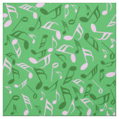 Kleurrijke Muzieknoten Stof (Swatch)