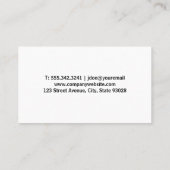 Kleurrijke nagellak | manicure visitekaartje (Achterkant)