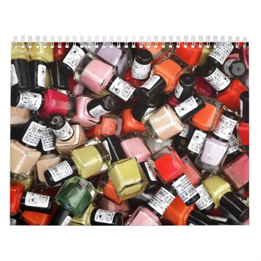 Kleurrijke nagellak Salon Kalender (Hoes)
