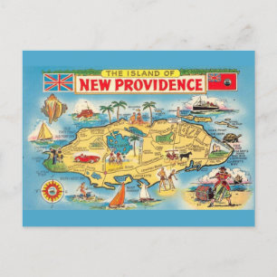 Kleurrijke Nassau Bahama's Briefkaart