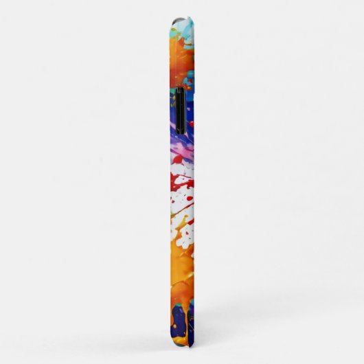 Kleurrijke natte verf splash ontwerp Case-Mate iPhone case (Achterkant/rechts)