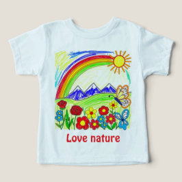 Kleurrijke Natuur Tekening voor Natuur Lovers