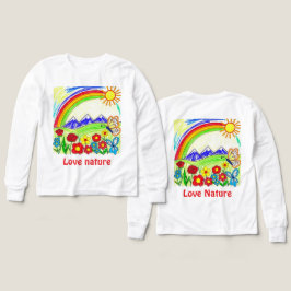 Kleurrijke Natuur Tekening voor Natuur Lovers