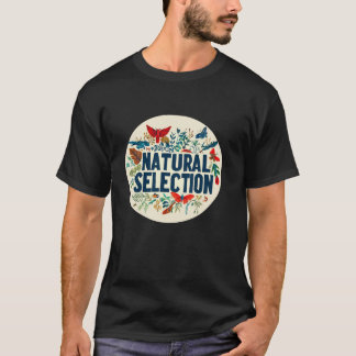 Kleurrijke Natuurlijke Selectie Spreekkostuum T-shirt