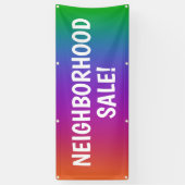 Kleurrijke NEIGHBORHOOD-VERKOOP! Banner (Verticaal)