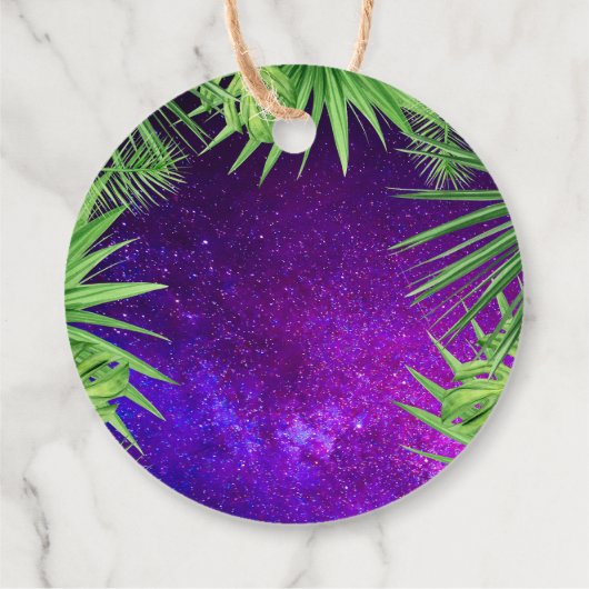 Kleurrijke Neon Glow Safari Party Dieren Dank u Bedankjes Labels (Achterkant)