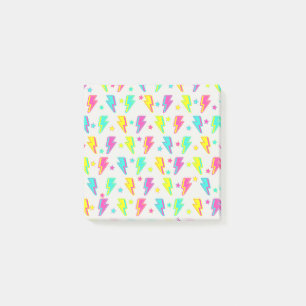 Kleurrijke Neon Lightning Bold Back-to-School Post-it® Notes