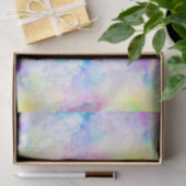 Kleurrijke Neon Rainbow Galaxy Cloud Sky Tissuepapier (Geschenk)