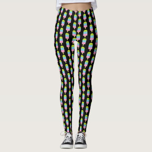 Kleurrijke neonkleurige leggings van popsicijs