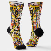 Kleurrijke No.1 Sokken (Gebogen)