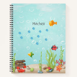Kleurrijke Oceaan Kids School Notitieboek
