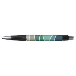 Kleurrijke oceaangolven pen