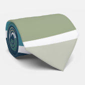 Kleurrijke oceaangolven stropdas (Opgerold)