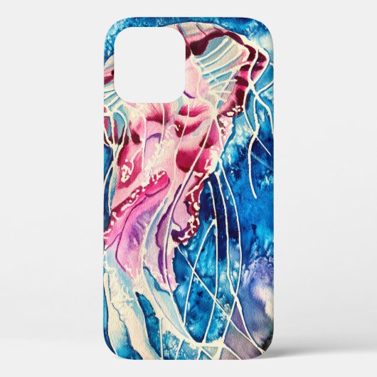 Kleurrijke oceaankunst waterverf Case-Mate iPhone case (Achterkant)