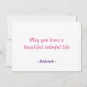 Kleurrijke Ocean Fish Pattern Wenskaart Kaart (Voorkant)