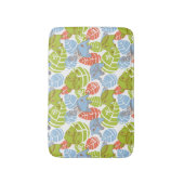 Kleurrijke Oerwoud Elephants Badmat (Voorkant Verticaal)