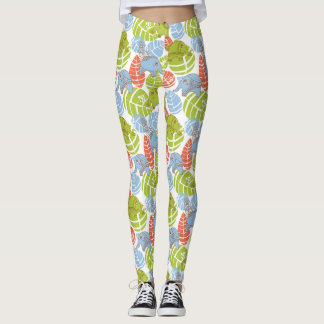 Kleurrijke Oerwoud Elephants Leggings