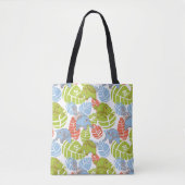 Kleurrijke Oerwoud Elephants Tote Bag (Voorkant)