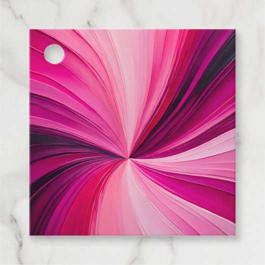 Kleurrijke olieverf Art Gift Labels (Voorkant)