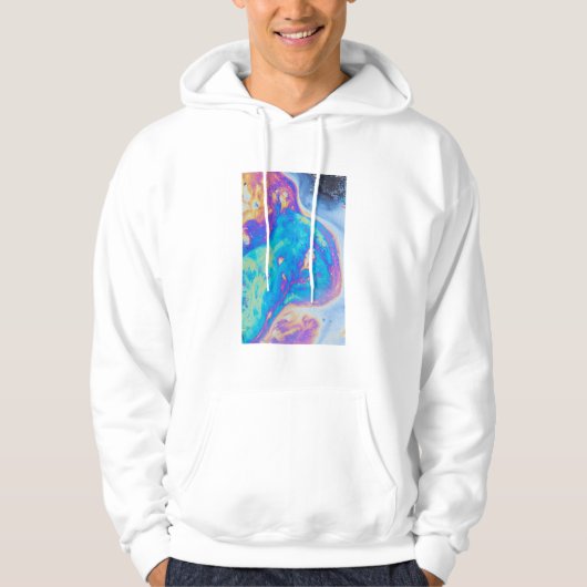 Kleurrijke olievlekken, Canada Hoodie (Voorkant)