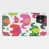Kleurrijke olifant kinder patroon iPhone case iPho (Achterkant (horizontaal))