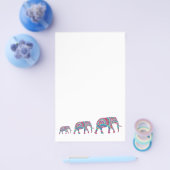 Kleurrijke olifanten flyer (Enkel)