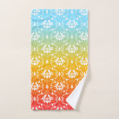 Kleurrijke Ombre & Damask Bad Handdoek (Handdoek)