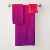 Kleurrijke ombre-gradiënt Handdoek