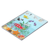 Kleurrijke onderwaterscène notitieboek (Linkerzijde)
