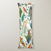 Kleurrijke onderwaterviskunst lichaamskussen (Achterkant (Verticaal))