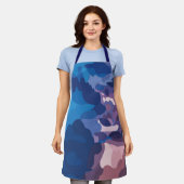 Kleurrijke onweerswolken schort (Gedragen)